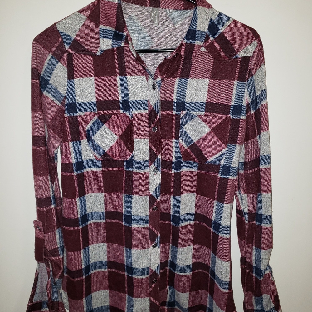 Vanity Plaid Top